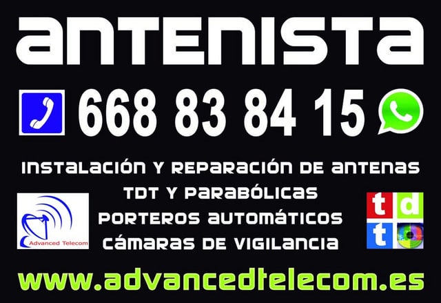 Instalador de antenas, cámaras y alarmas en Seseña